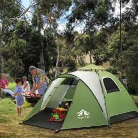 Night Cat 3-4 Person Waterproof Pop-Up Tent 036